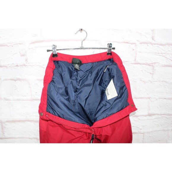 LL Bean Red Nylon Polyester Lined Insulated Pants Size 18 - Picture 7 of 10